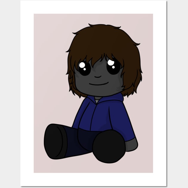 eyeless jack doll chibi Wall Art by LillyTheChibi